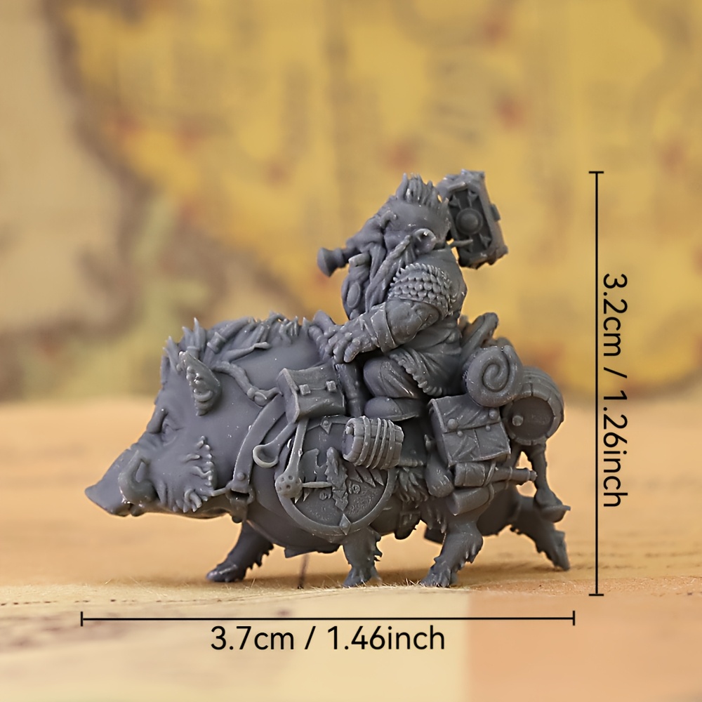 Calarr, Of Miniature - Premium Resin Npc Figure For Rpgs, Ideal For Collectors And Hobbyists