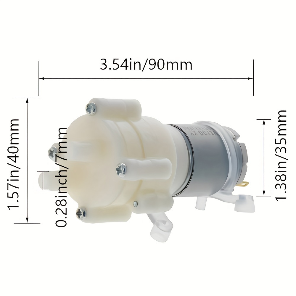 12V Membranpumpe Für Aquarium & Teemaschine - Kompakt & Leistungsstark