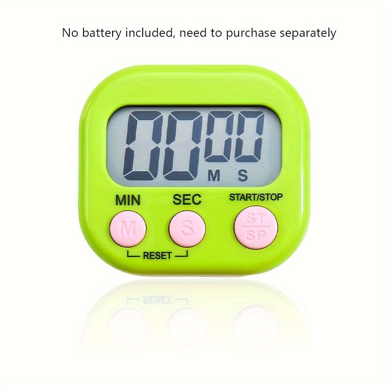 

1pc Timer Alarm, Cooking Beauty Learning, Electronic Timer, Mute, Student Timed Countdown Gift, For Home Room Living Room Office Decor