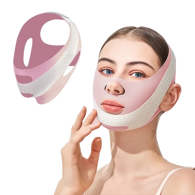 

Slimming Sleep Face Mask For Women - , Lifting & Double Chin Reduction, Breathable Mesh Material, Fragrance-free, Fit With Adjustable Straps, Comfortable Nightwear|breathable | Straps