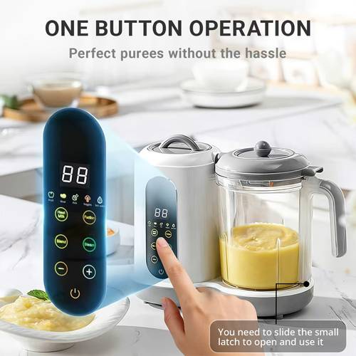 maker 2 in 1 steamer blender auto cooking for purees easy for home use gift
