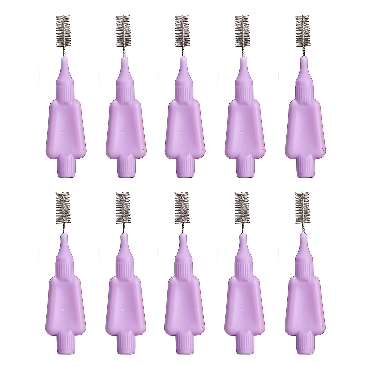10pcs Interdental Cleaning Toothbrushes, Designed For Oral Hygiene, Featuring Soft-bristled Toothbrushes And A Colorful Mixed Set