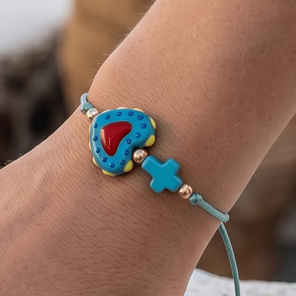 Women's Bohemian Multicolor Heart Bracelet, Y2K Trend