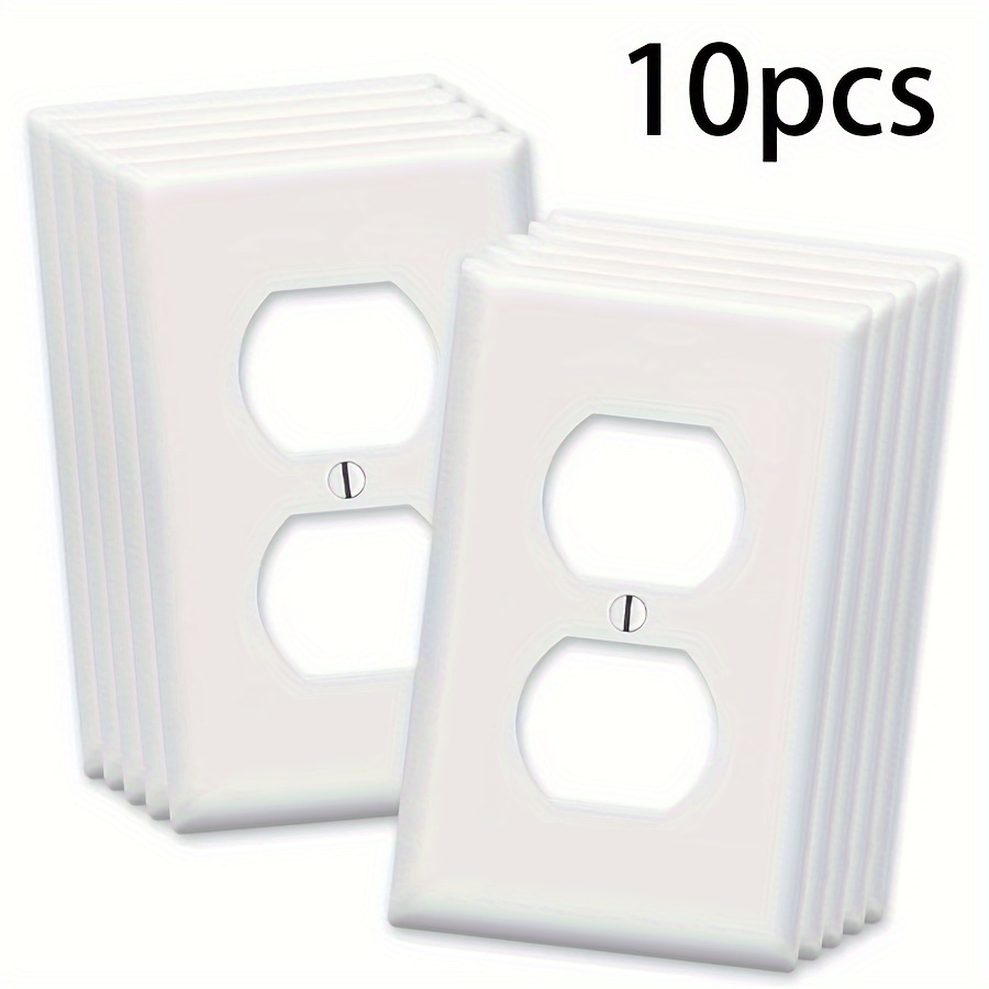 

10pcs Outlet Covers - Easy Install, No Power Needed, Perfect For Lighting & Ceiling Fans