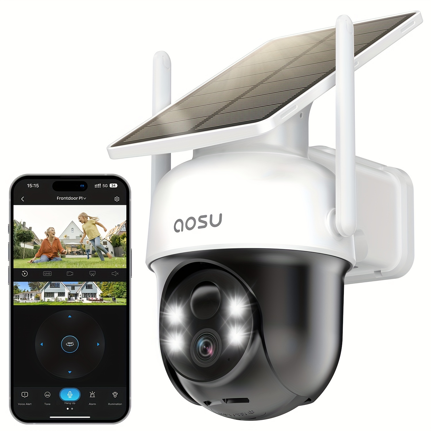 

Aosu - 100% -free Cameras Wireless For , 360° , Auto , 2k