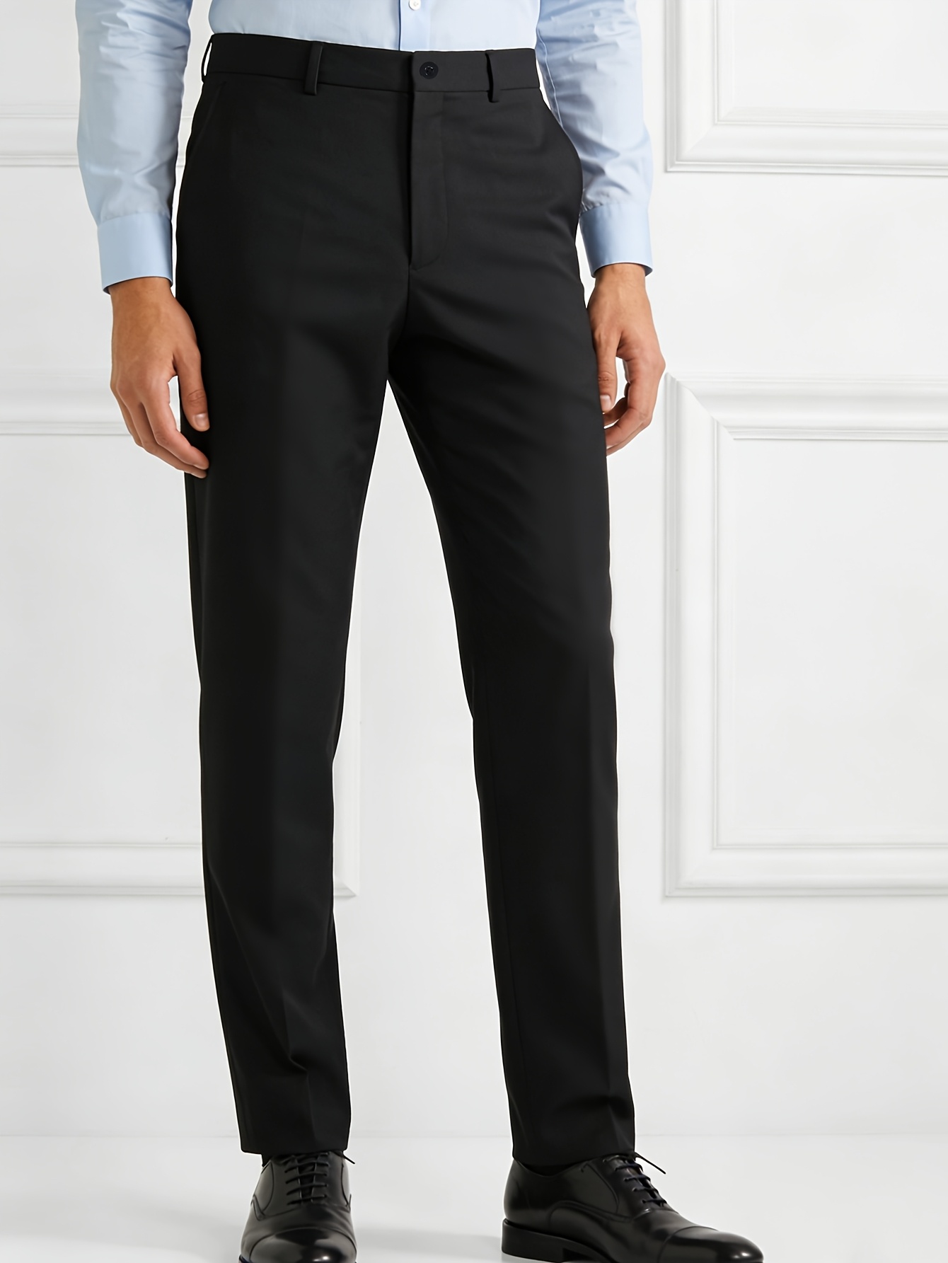 black dresser with diamond knobs Mens Pleated Dress Pants Single Deep Pleat-Wide Leg 22-Inch Around The   MensUSA