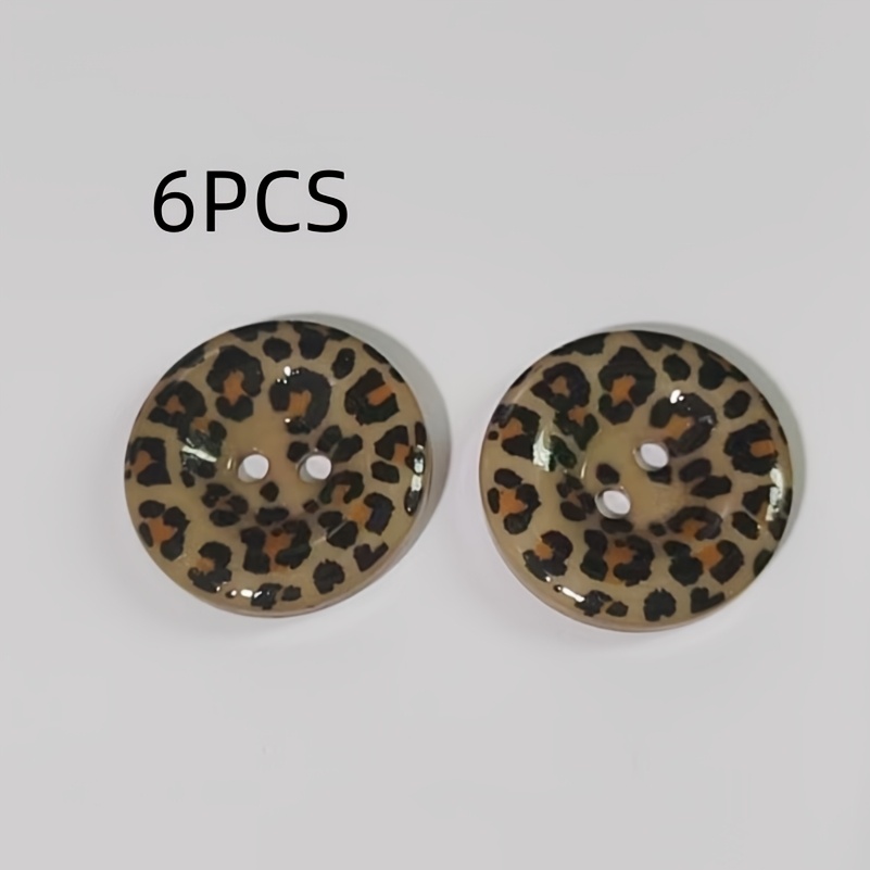 TEMU 6 pezzi Bottoni in resina con motivo vintage da 21,5 mm per cappotti, maglioni, , cardigan, giacche, accessori fai da te e giacche a vento con