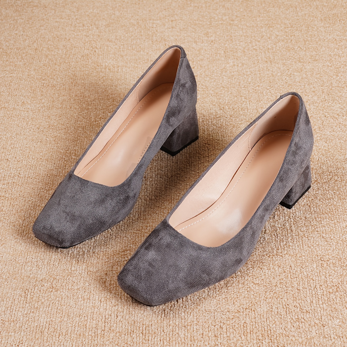 gray dress shoes sold on Temu United States