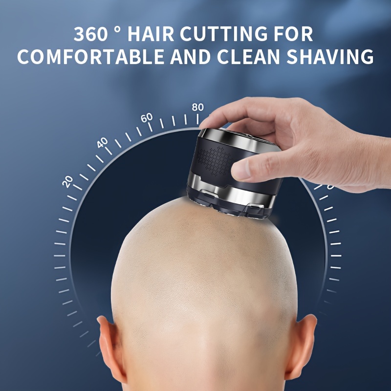 

7d Bald Shaver For Men, For Dry And Wet Use, Cordless Charging Electric Shaver, Led Display Magnetic Blade Hair Clipper