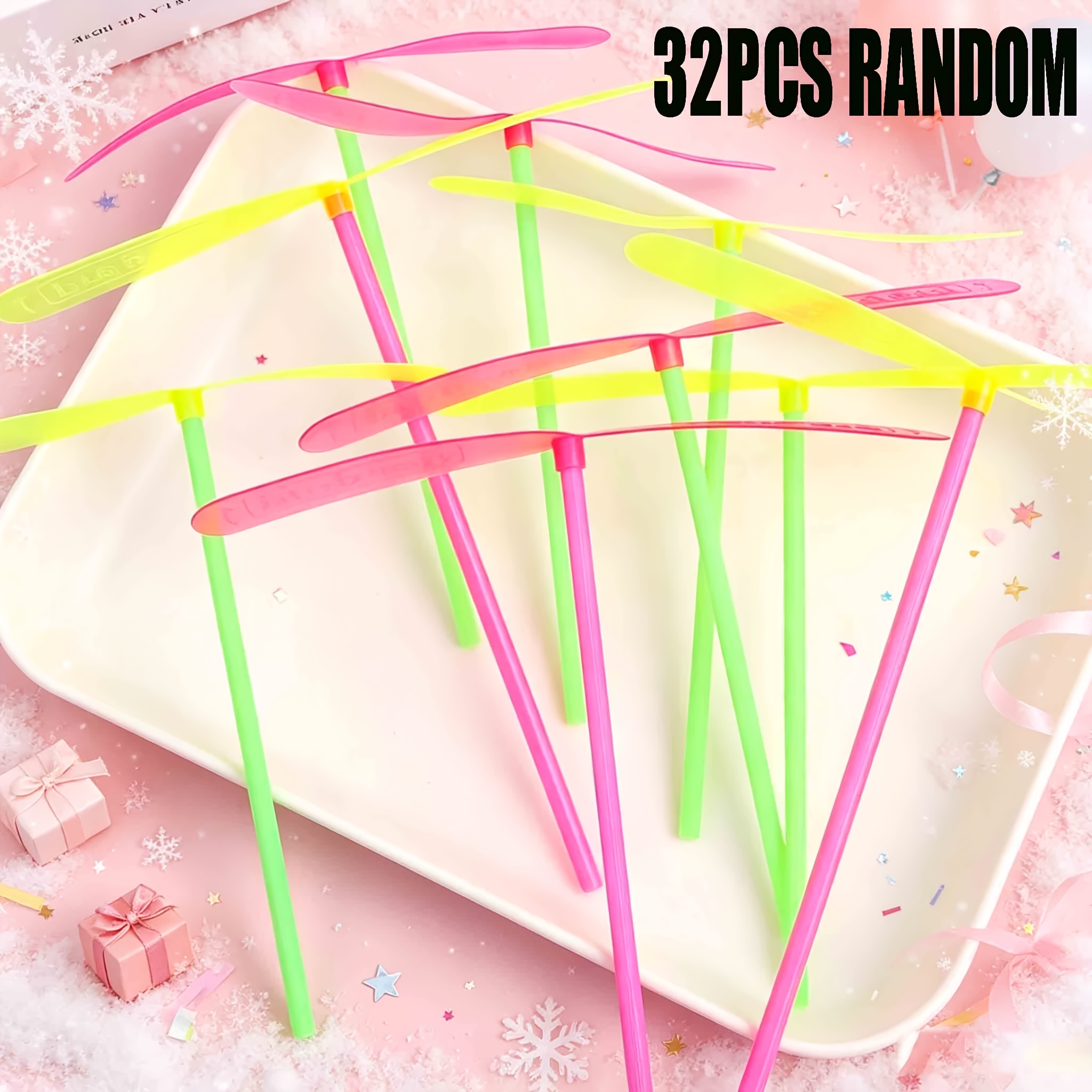 TEMU 32pcs Mixed Classic Toys, Easy To Assemble, Colored, Party Favors, Portable, Educational - Great For Parties And Outdoor Play, Girls Toys, Boys