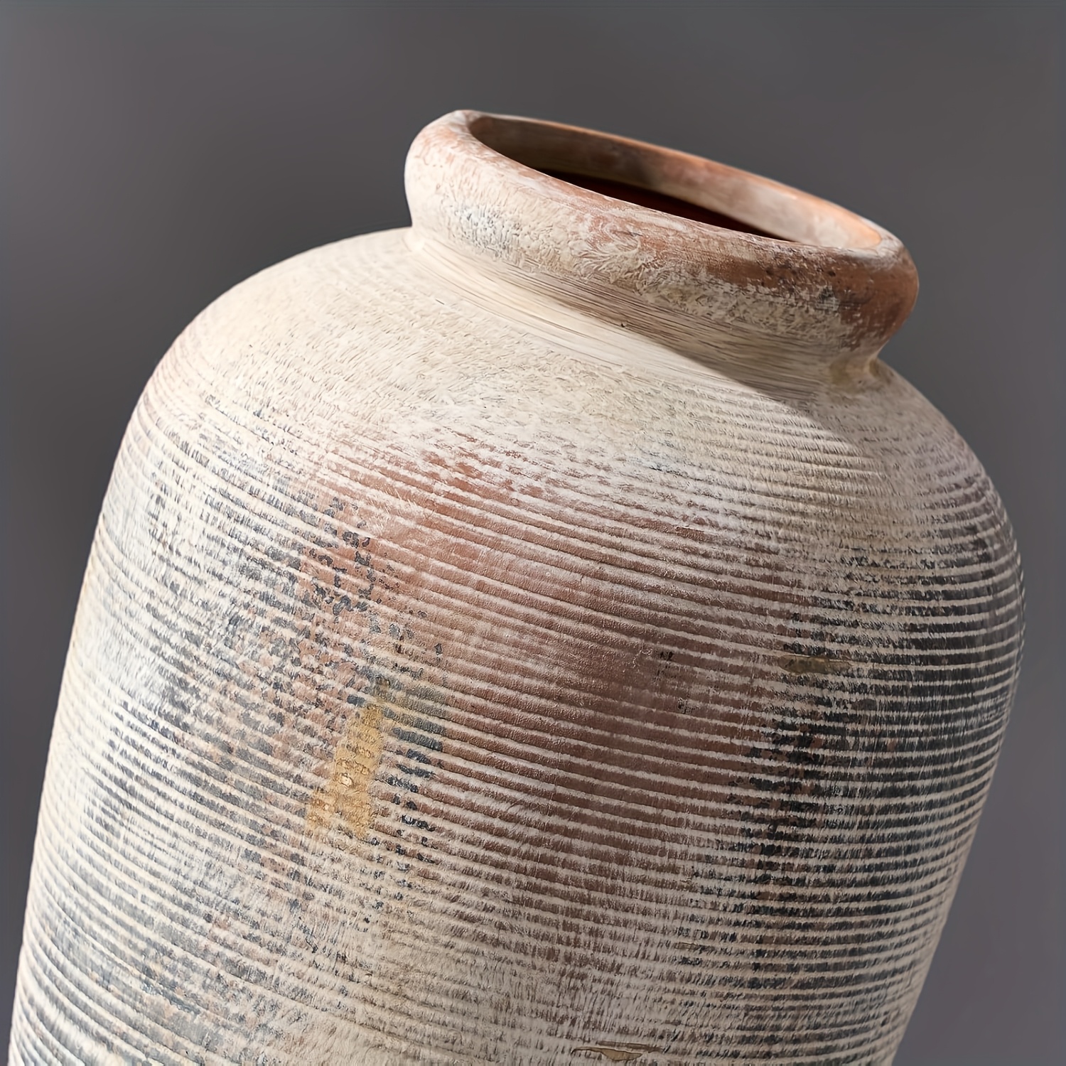 French Country Vintage Ceramic Vase