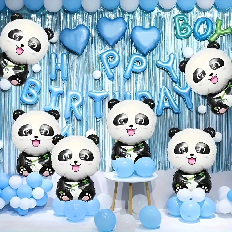 

1/3pcs, Cute Panda Foil Balloons, Forest Theme Party Decor, Birthday Party Decor, Holiday Decor, Home Decor, Baby Shower Decor, Atmosphere Background Layout, Indoor Outdoor Decor