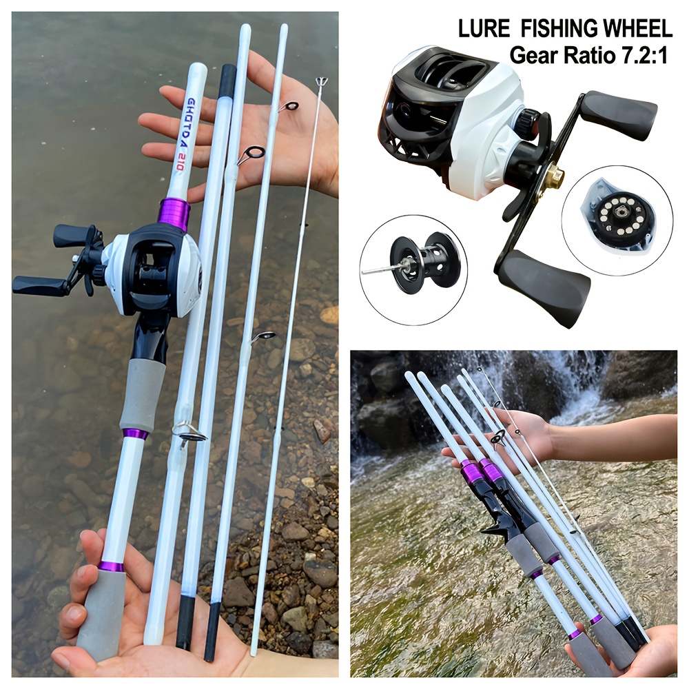 2019 best baitcaster combo KastKing Kestrel SE Bait Finesse Rod and Reel 6'8"/ Extra Fast-Ultra Light-3pcs / Right Handed Lock instant anti Best Baitcaster Combos For 2026