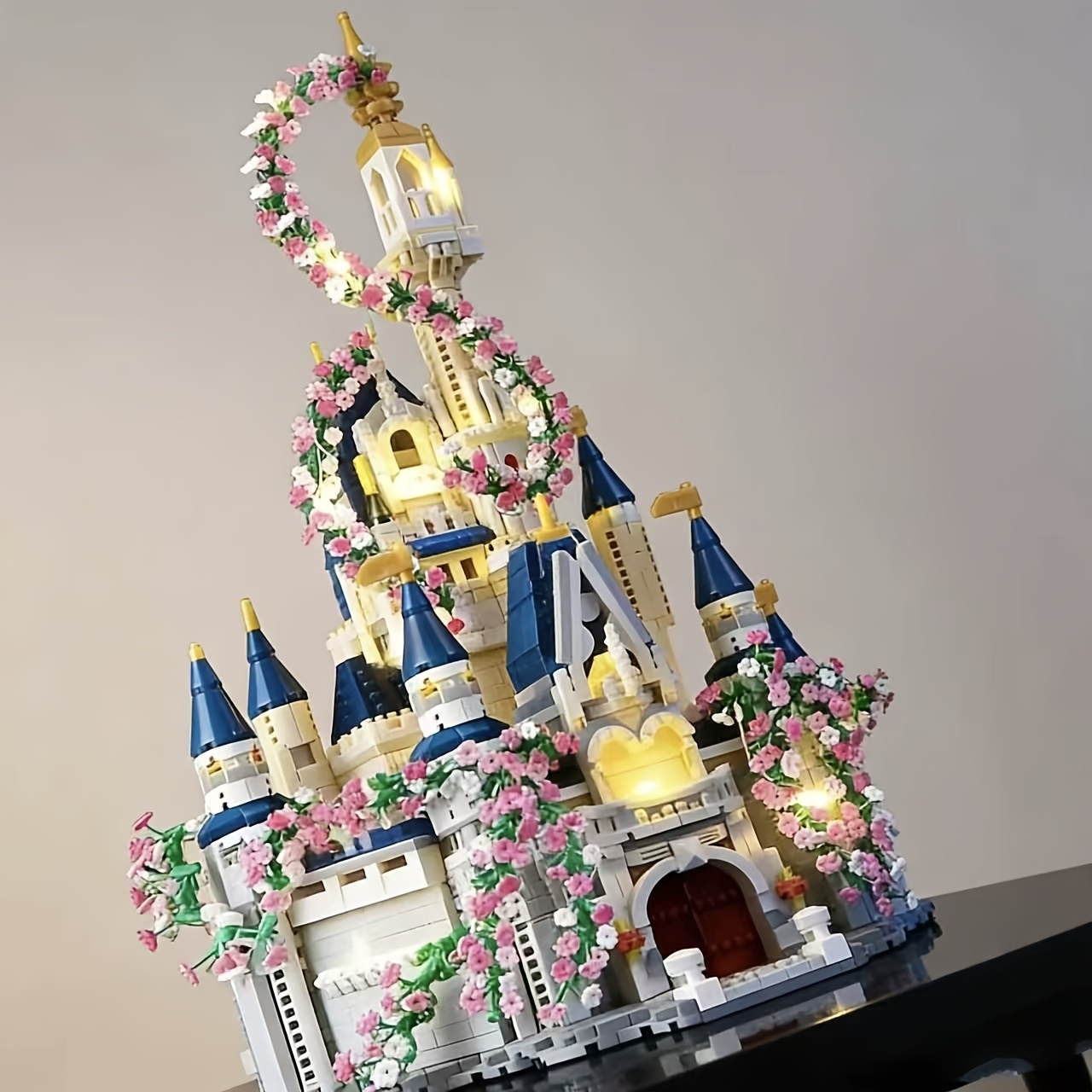 Image of 1568pcs, Building Block Toy Series, Cherry Building Block Toy, Blocks For Adults, Essential Collectible For Christmas And Halloween Holiday Gifts