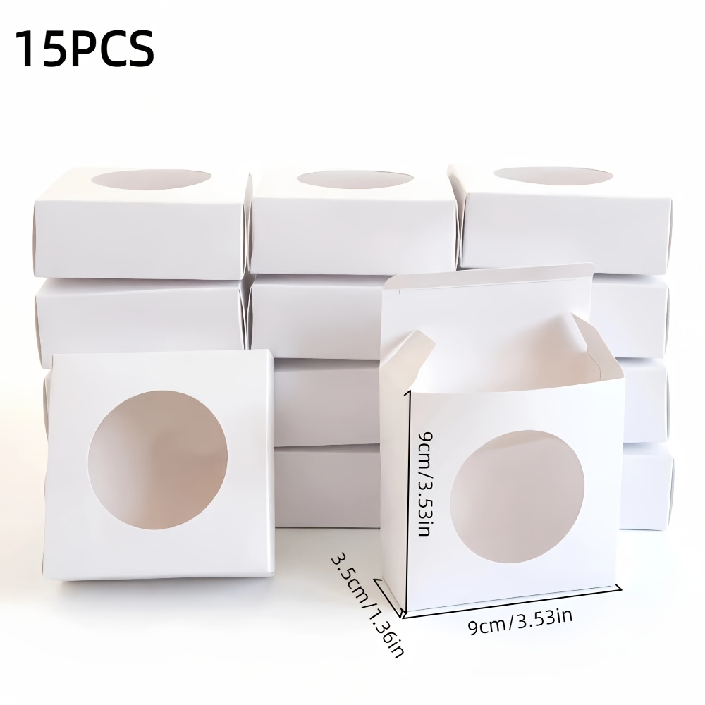 TEMU Regalo /Lui 15/40 pz Scatola Regalo Decorativa da 13.5/9 x 8.9/8.9 x 3. con Finestra per , Adatta per Grandi Riunioni, Regali, Feste, Matrimoni,