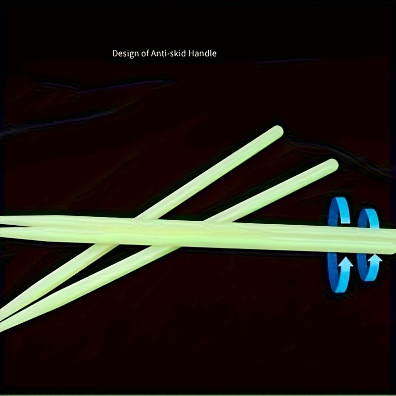 Glow-in-the-Dark Fluorescent Drumsticks 5A Snare Drum Sticks Jazz Glow Drumsticks Continuous Night Light Fluorescent Drumsticks