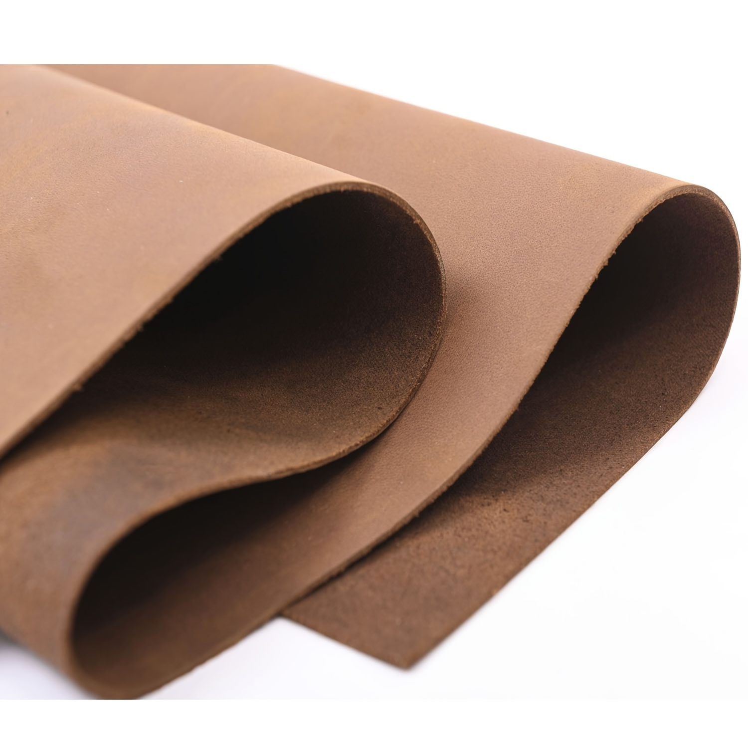 ANT MAKERS Thick Leather Sheets for Crafts Tooling Leather Square 1.8-2.0mm  Full Grain Leather Pieces Genuine Cowhide Leather for Crafts Sewing Hobby