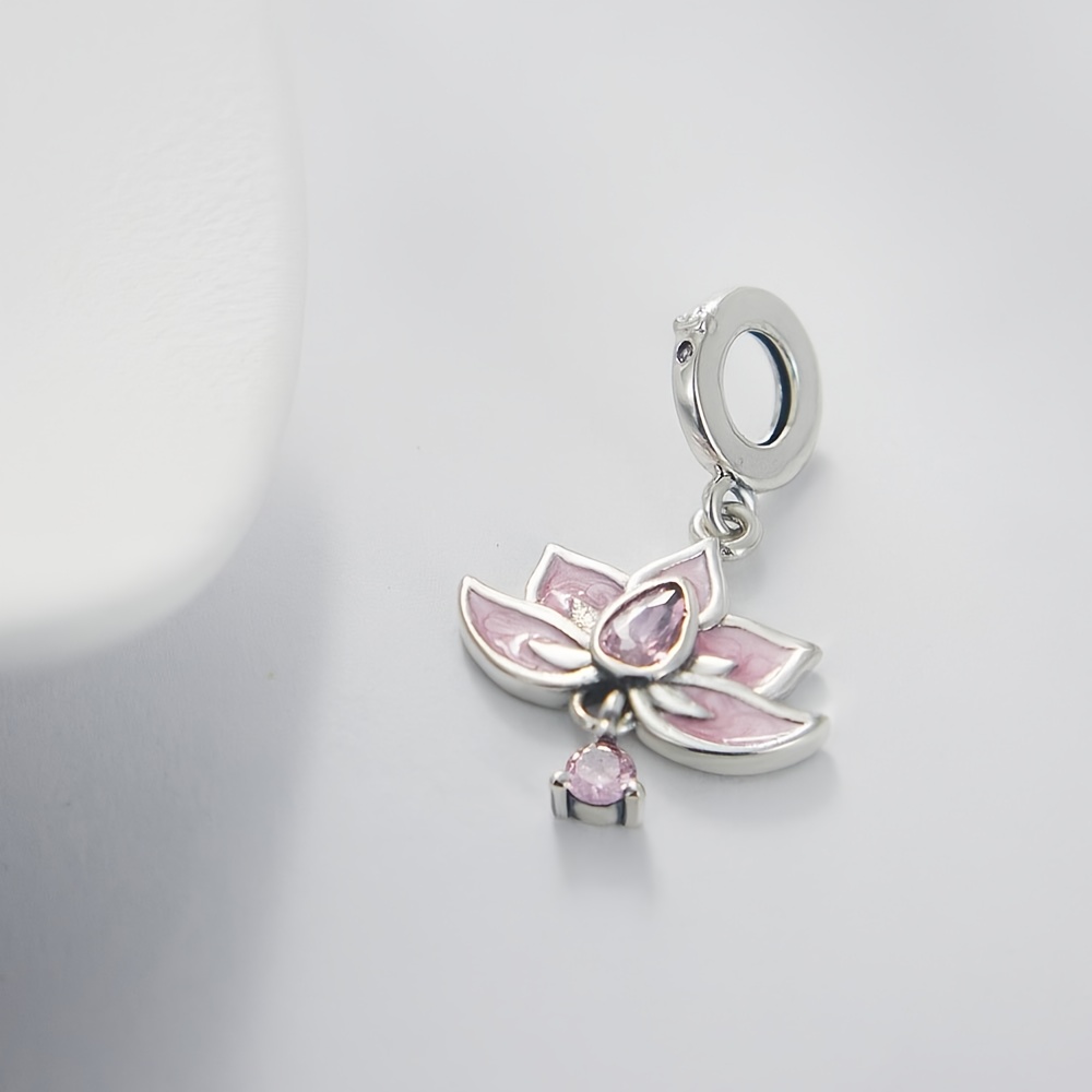 925 Silver Plated Lotus Flower Design Pendants