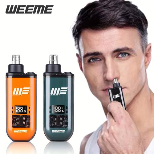 wm001 transparent nose hair trimmer usb rechargeable stylish and portable an for mens personal care easy to manage a neat transparent nose hair trimmer effortlessly trim