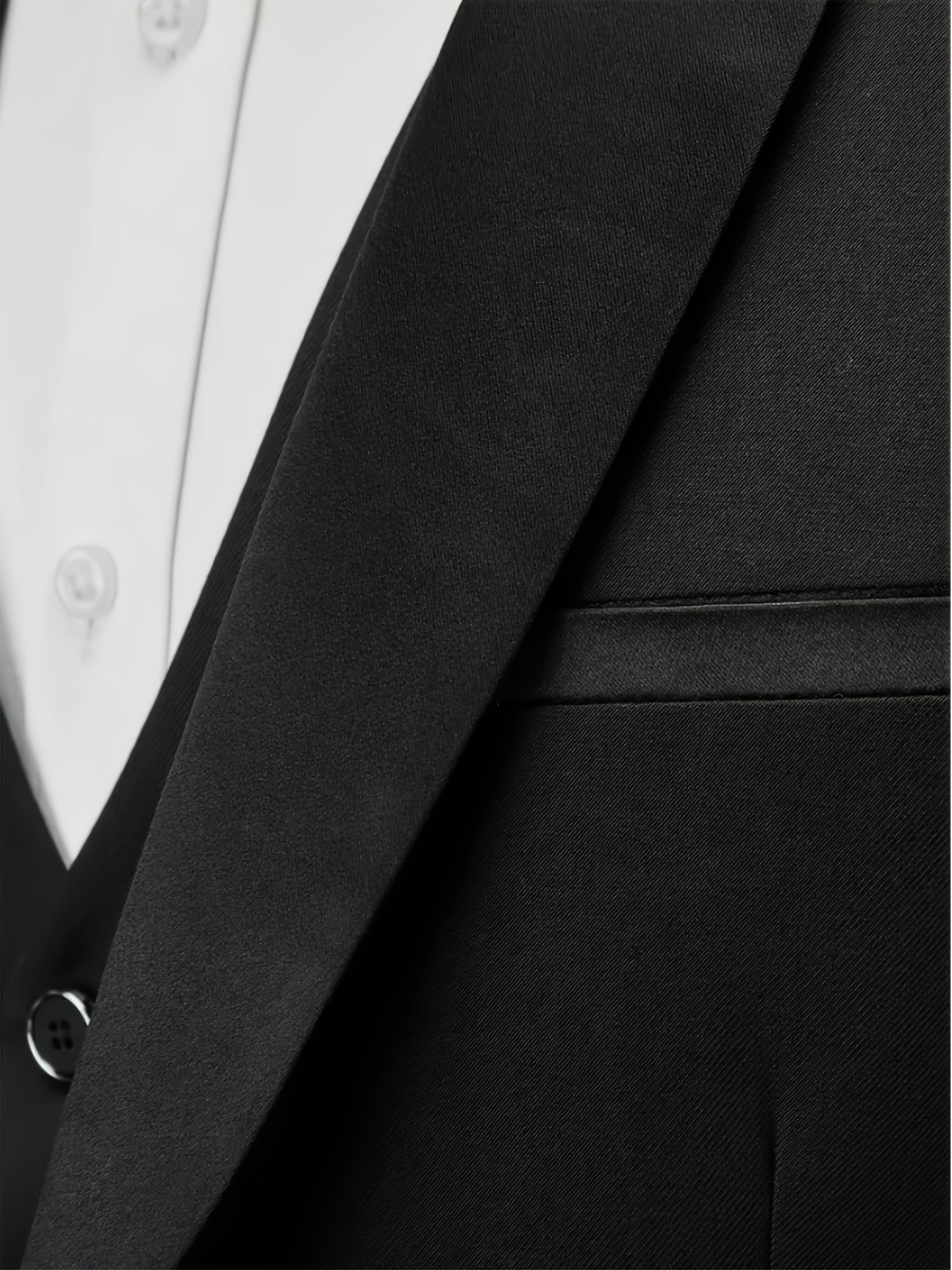 Ensemble costume élégant 3 pièces pour homme - Costume et pantalon coupe ajustée pour mariages et occasions formelles, convient pour réunions de bureau et événements élégants, tenue de cérémonie | Costume coupe ajustée | Costume de mariage durable. Inclut un mouchoir de poche à motif aléatoire.