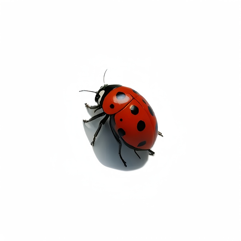 2d Flat Sticker Effect Makes Ladybugs To , Vibrant Ladybug Multi-functional Stickers