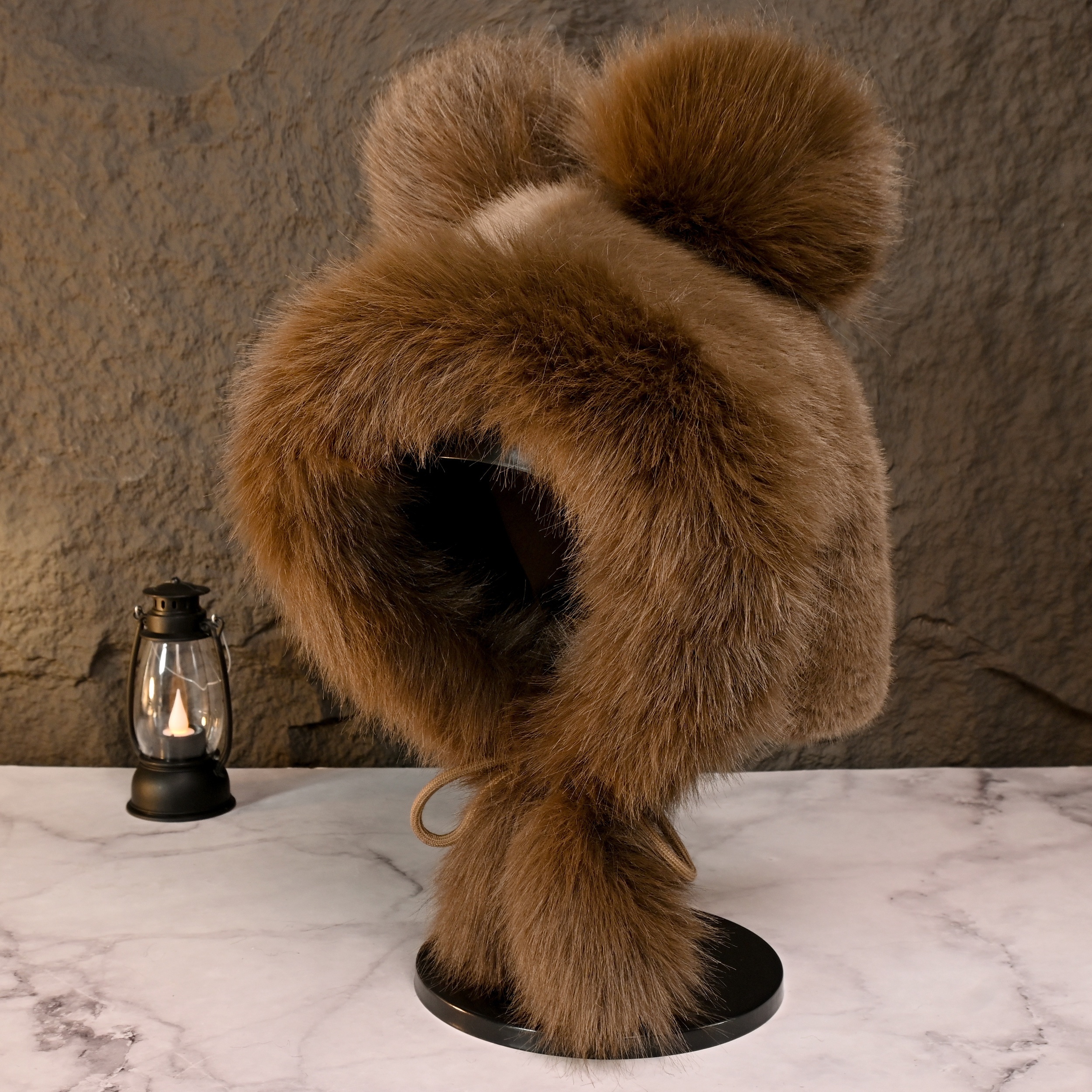 

Fur Bear Ear , & For , Polyester, Non-stretch,