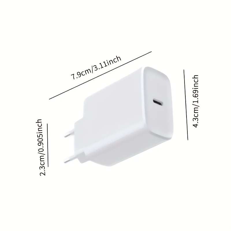 eu charger adapter type c lightning cable Temu Germany