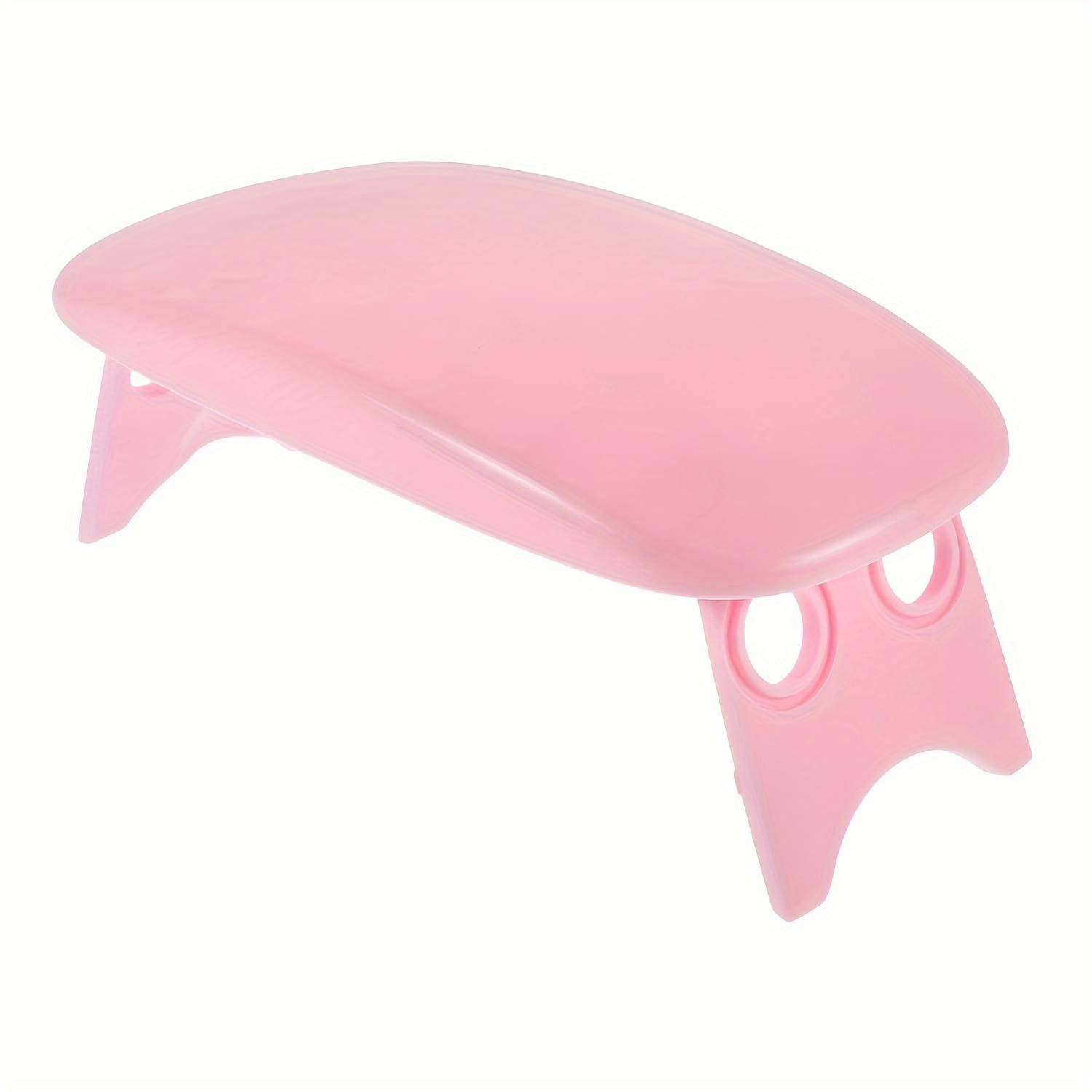 

Foldable Pink Nail Arm Rest, Manicure Wrist Support Stand, Sturdy & Smooth Surface Nail Tray, Easy Storage For Nail Salon & Home Use