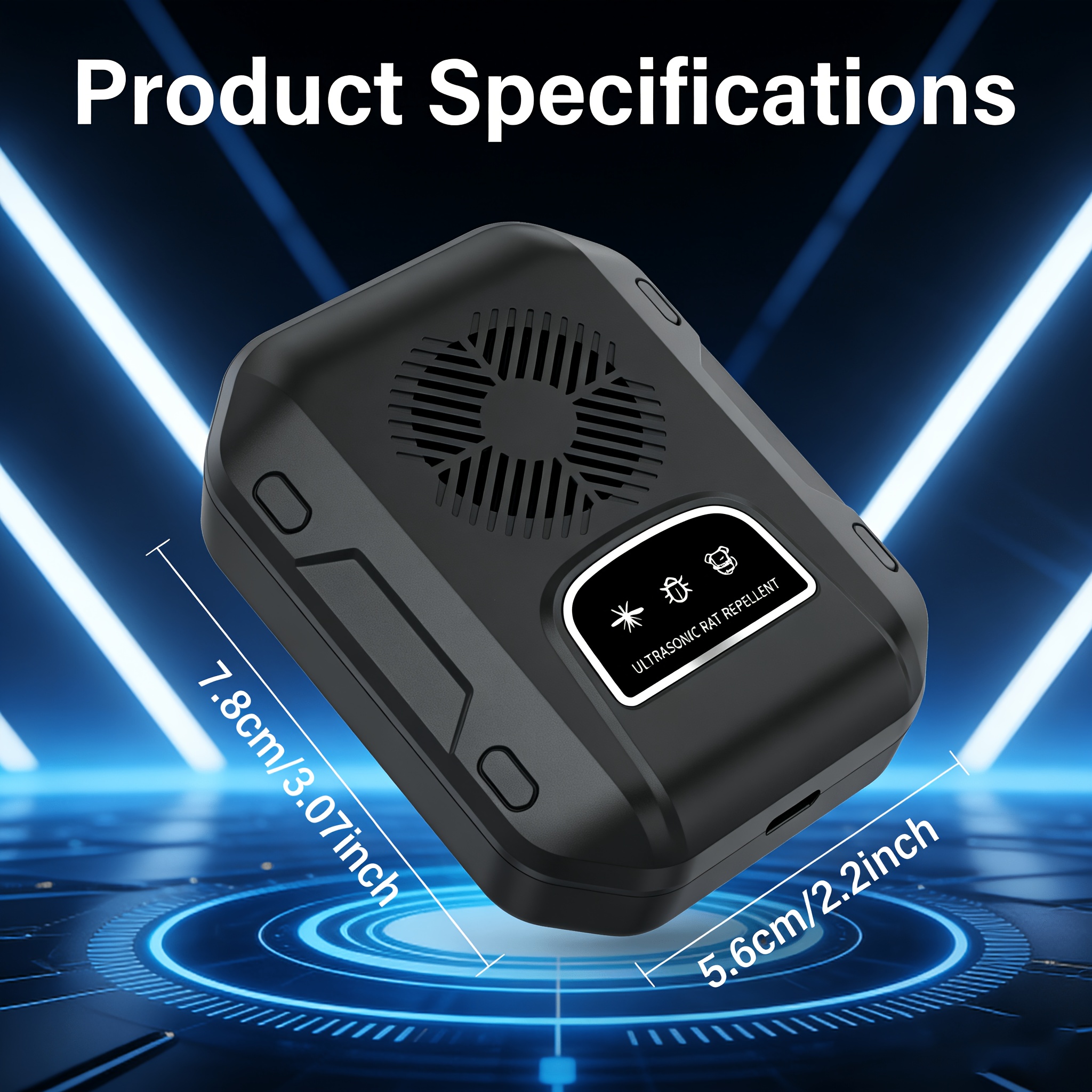 Home Smart Technology Pest Repeller, Powerful Indoor Rodent Roosterroach Tool, Ideal For Attic Garage Warehouse Rvs Pest Repellent
