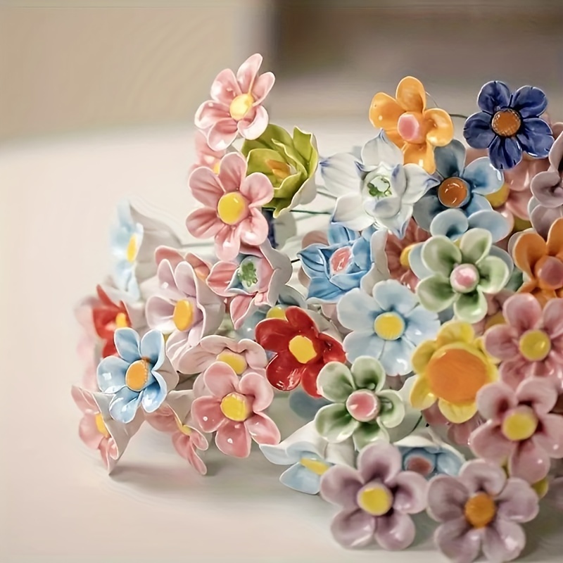 

Décoration Florale en Porcelaine - et Aléatoires, Parfaite les Accents de