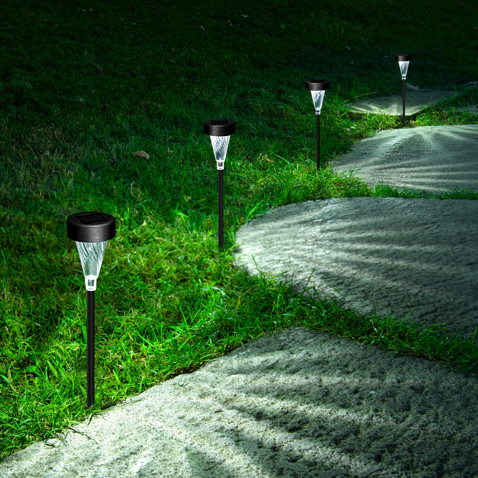 

12 Sets Of Outdoor Solar Landscape Lawn Lights, Waterproof Outdoor Lights, , , Suitable For Sidewalks, Patios, Lawns, Sidewalks, Decks And Driveways