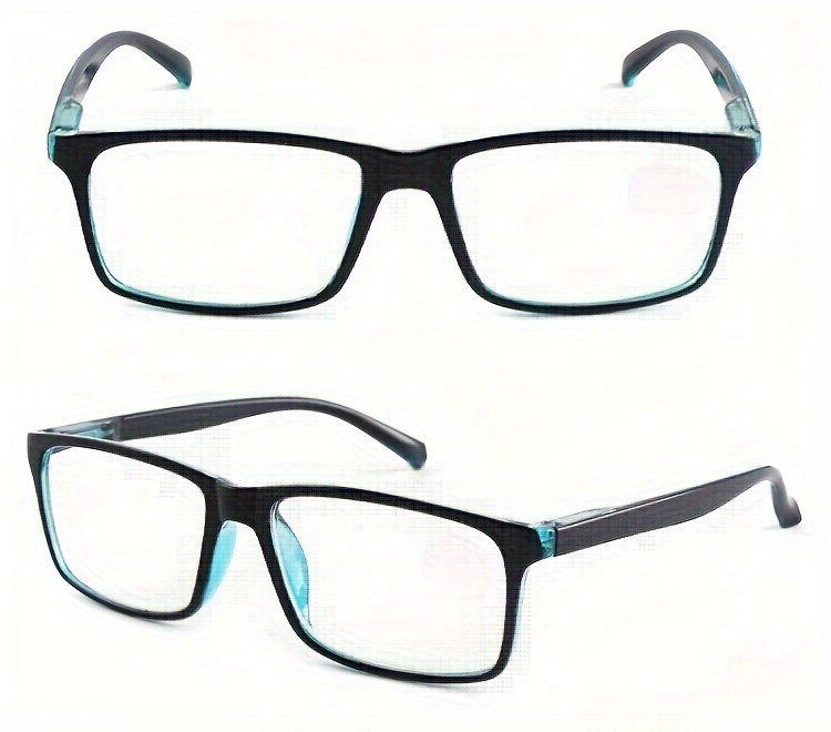 Set of 2 Both Men And Women, Featuring Spring Hinges, Suitable for, in Black And Red, Designed for Presbyopia., Christmas Gifts