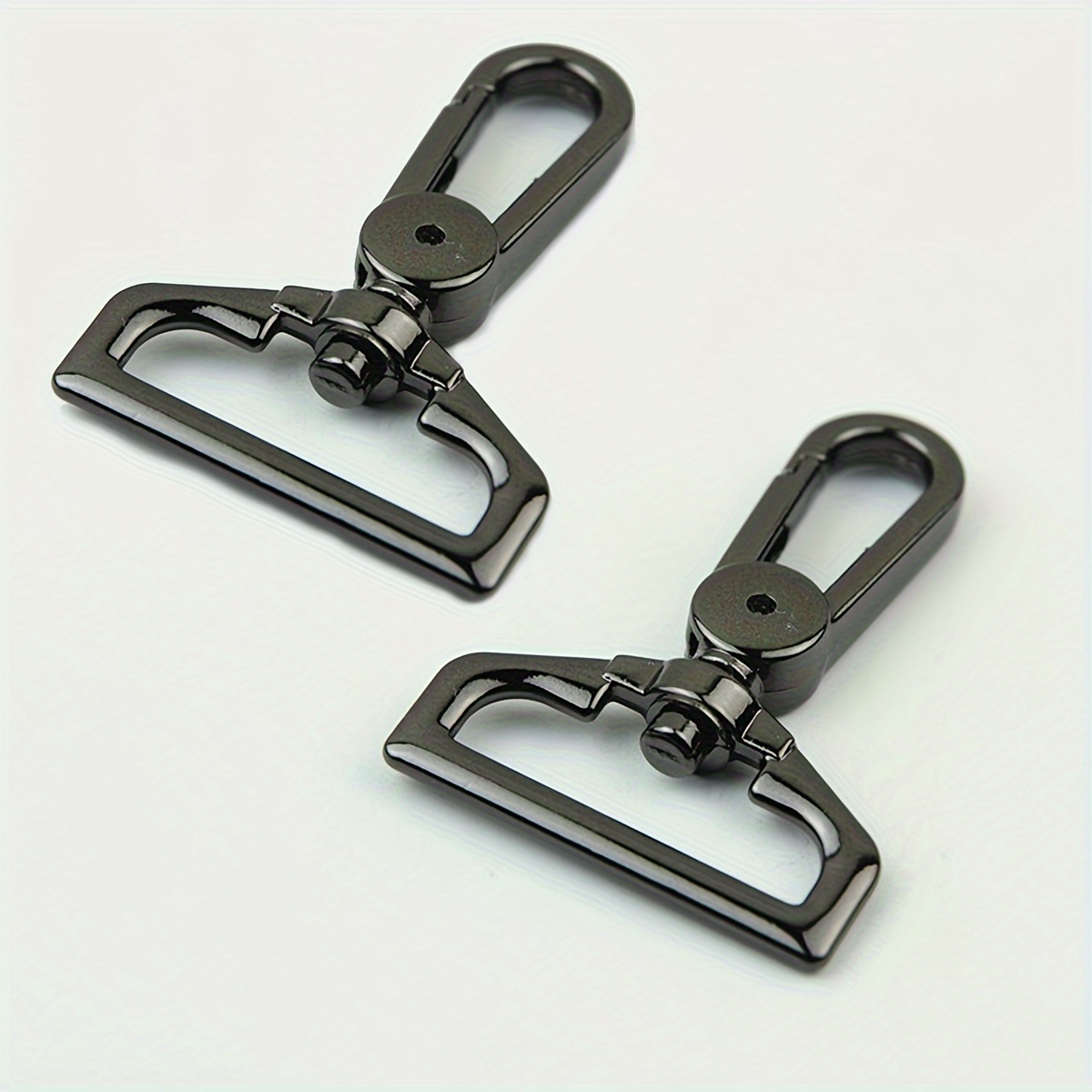 Image of 2pcs Metal Swivel Snap Hook Trigger Clips Buckles Hooks For Pet & Leash & Chest Strap Accessory, Flag, Leather Craft