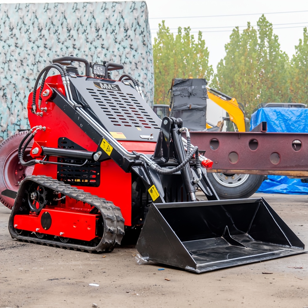 mini skid   loader 13 5   engine compact track loadercompact track loader for   snow clearing multi functional bulldozer shovel engineering vehicle for   gardens park     Product details 2