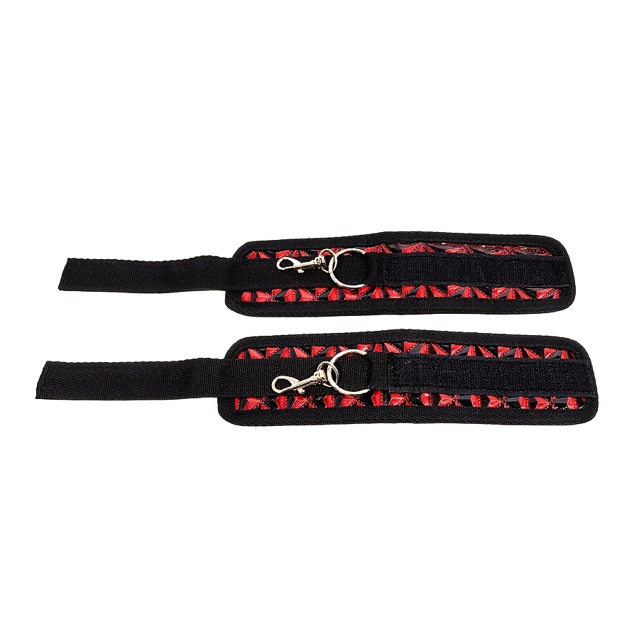 Fashionable Plus-Size Nylon Suspender with Dark Red Geometric Diamond Patterns, Soft, Comfortable, Durable, And Suitable for Various Occasions, Resistant to Damage, Unique Scene Suspender