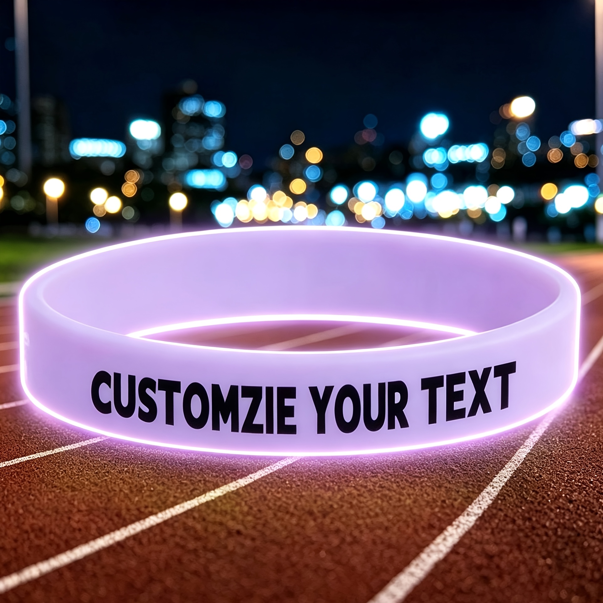 64pcs Custom Luminous Bracelets, Multifunctional for Various Occasions