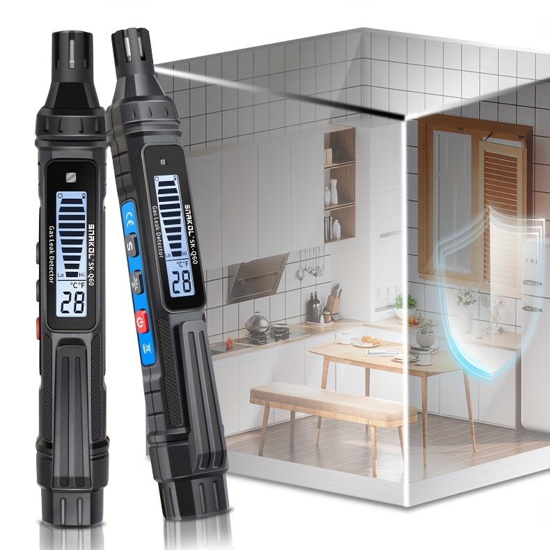 sk q60   gas detector sound and light alarm   leakage detector Product details 2