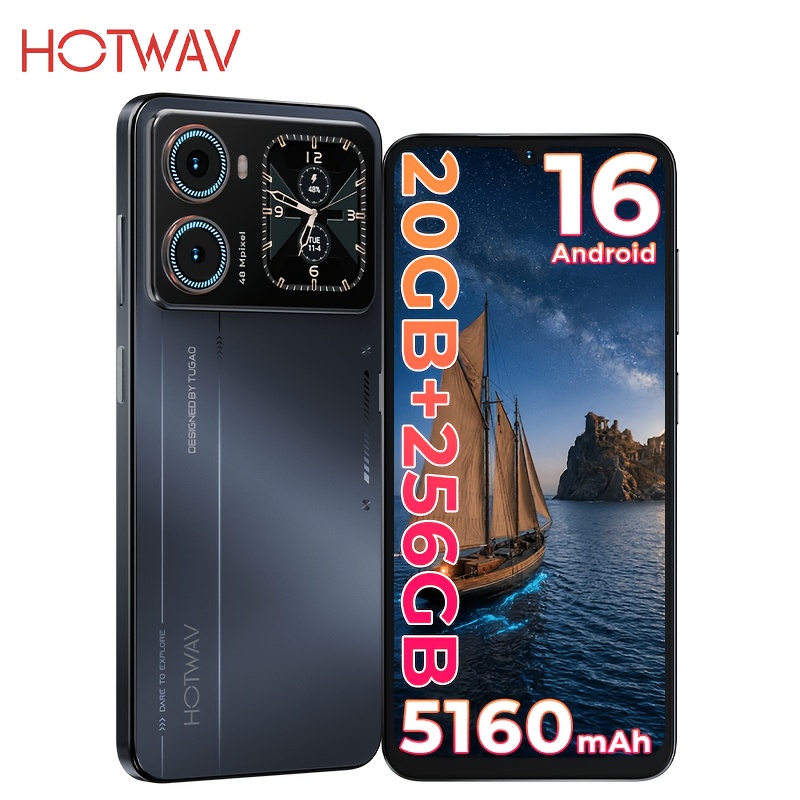 The Hotwav X100 Gt Is A And Durable Smartphone, Featuring A 6.9-inch Display, A 2.02-inch Secondary Screen On The Back, 16 System, A 5160 Mah Battery, 8gb Of (expandable To 20gb), 256gb Of Storage
