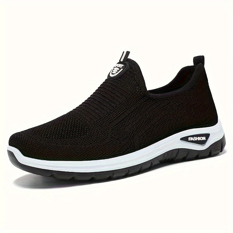 

Men's Casual Sneakers - Breathable, Lightweight Slip-on Shoes With Non-slip Pu Sole For All Seasons