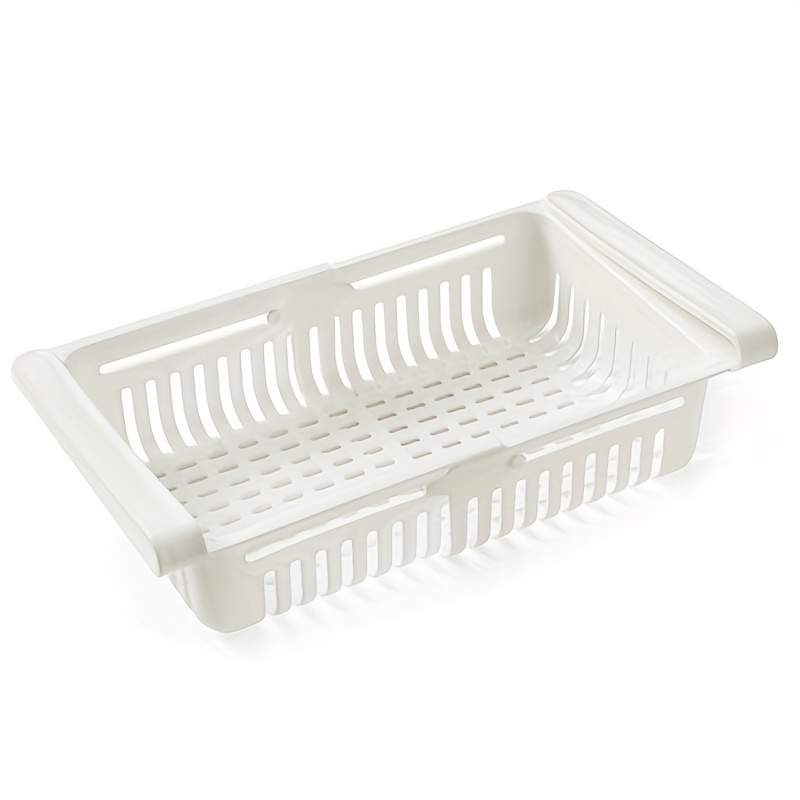 TEMU 1pc Refrigerator Multifunctional Layered Refrigerator Shelves Fresh Divider Shelf Kitchen Refrigerator Storage