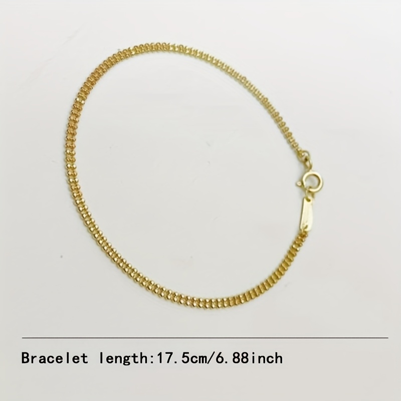 Women's 925 Silver Minimalist Double-Layer Bracelet