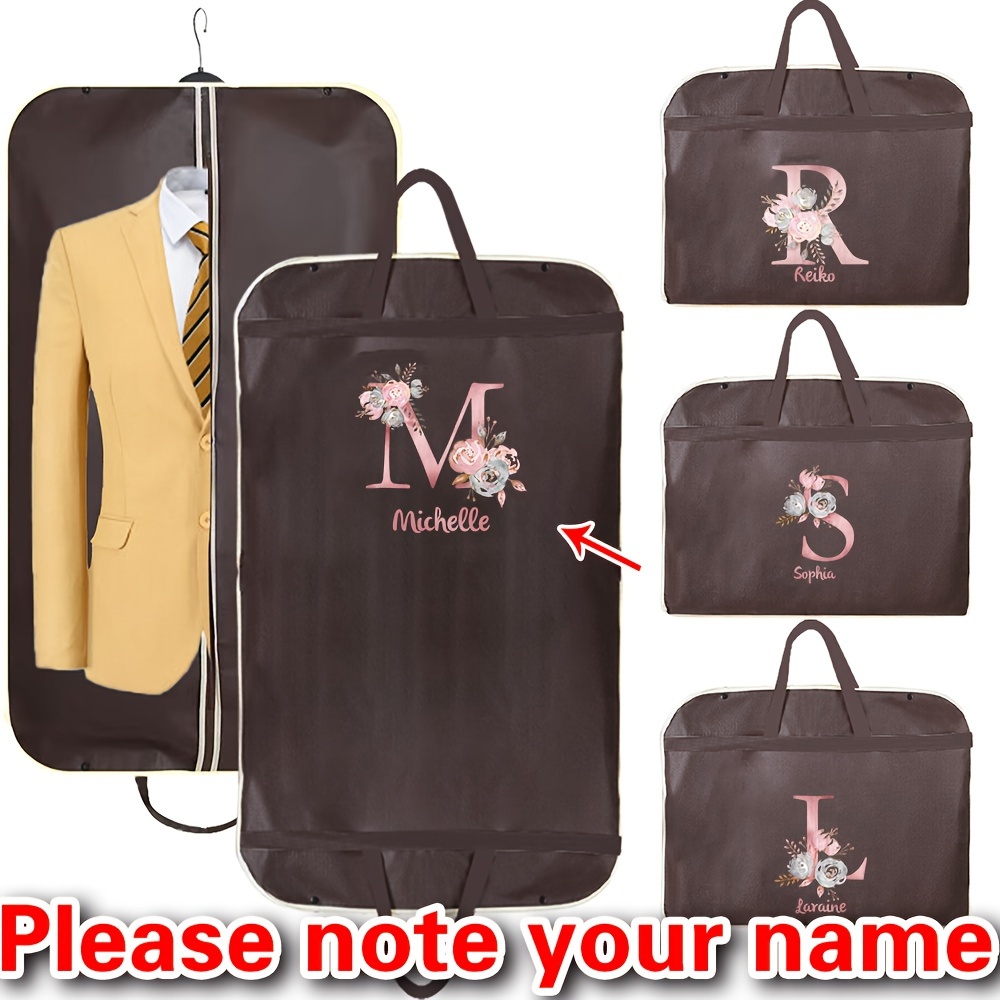 

Personalized Garment Bag 26 - & Dustproof Clothing For , , - Hanging For Closet Organization