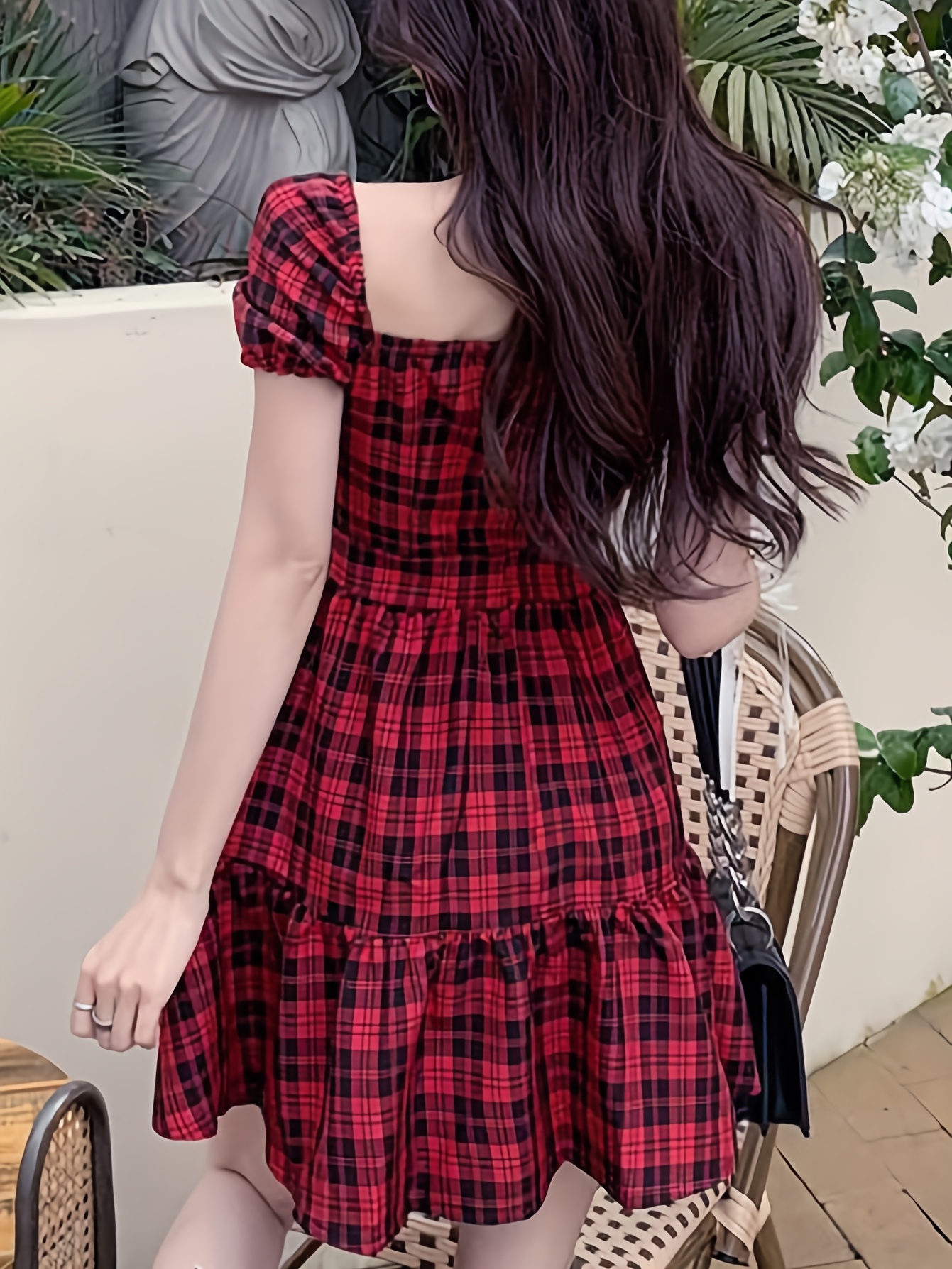 red stripe cotton mini bow tie dress Ganni Red Stripe Cotton Mini Bow Tie Dress - Barbados Cherry