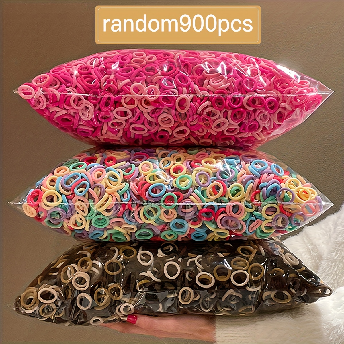 E-shop 600/900/1200 Stück Damen-Stil, Mehrfarbig, Niedlich, Elastisches Weiches Stirnband, Ideal für den als Geschenk