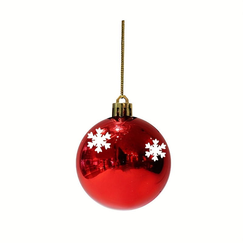 Customized Christmas Bauble, Personalized Name Ornament, Decoration, Red Hanging Ball, Unique Secret Santa Gift