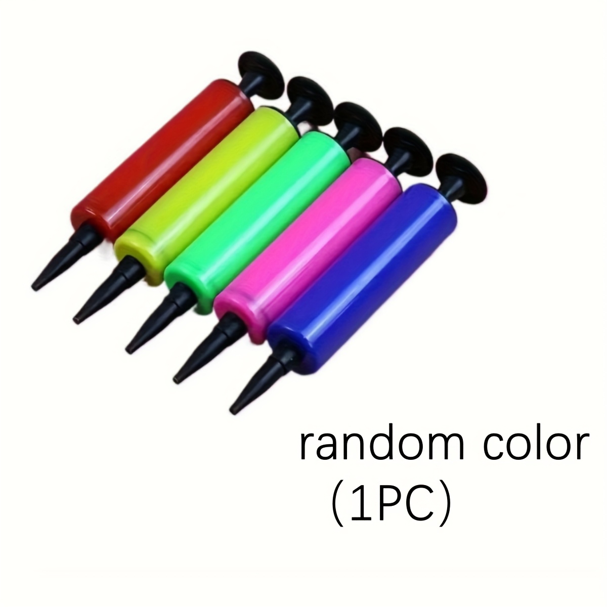 1pc Durable Pp Manual Air Pump, Suitable For Balloons, Mattresses, And Pool Floats - Portable Manual Air Pump, Suitable For Camping And Outdoor Activities. Random Color