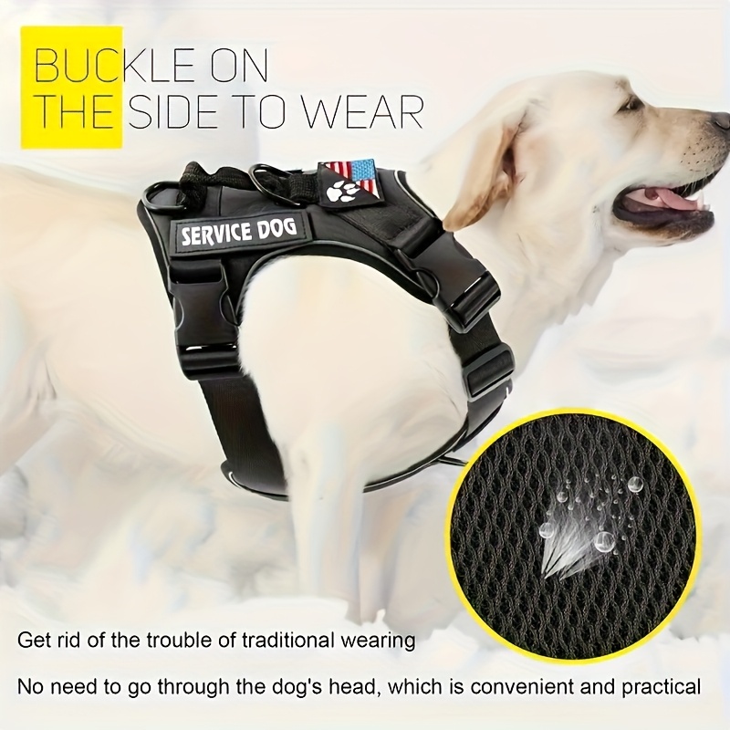 Adjustable Dog Chest Strap with Reflective Strip, Outdoor Training