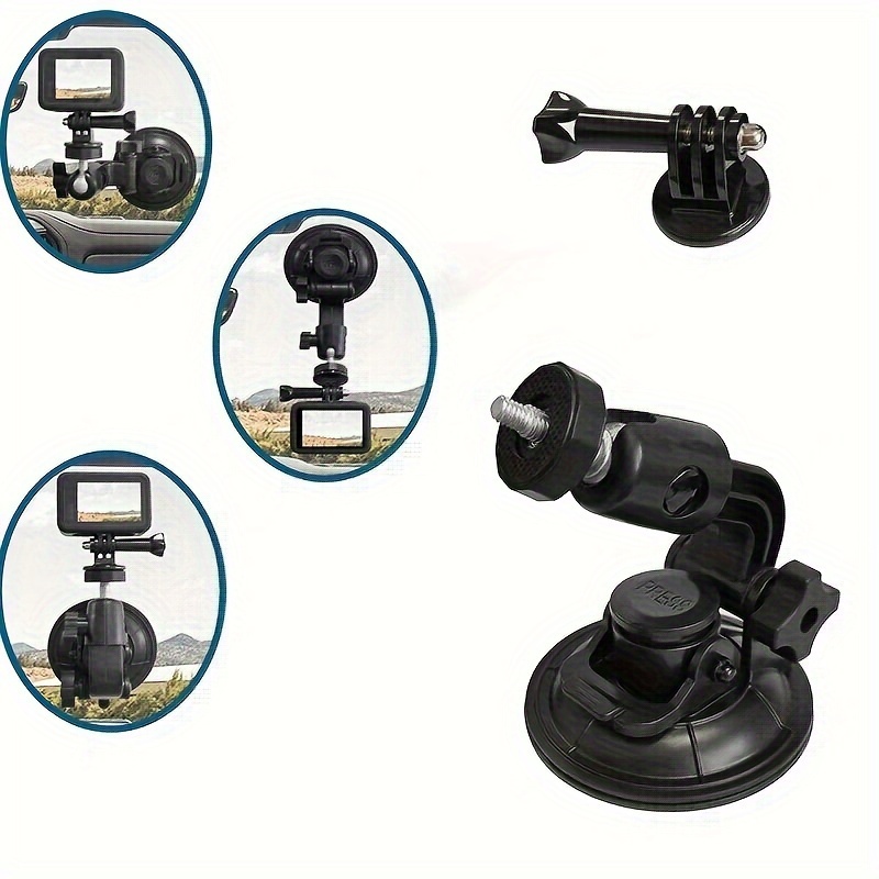 Acheter Support arrière de caméscope pour Go Pro, support de voiture,  ventouse de pare-brise, support de caméra de mouvement