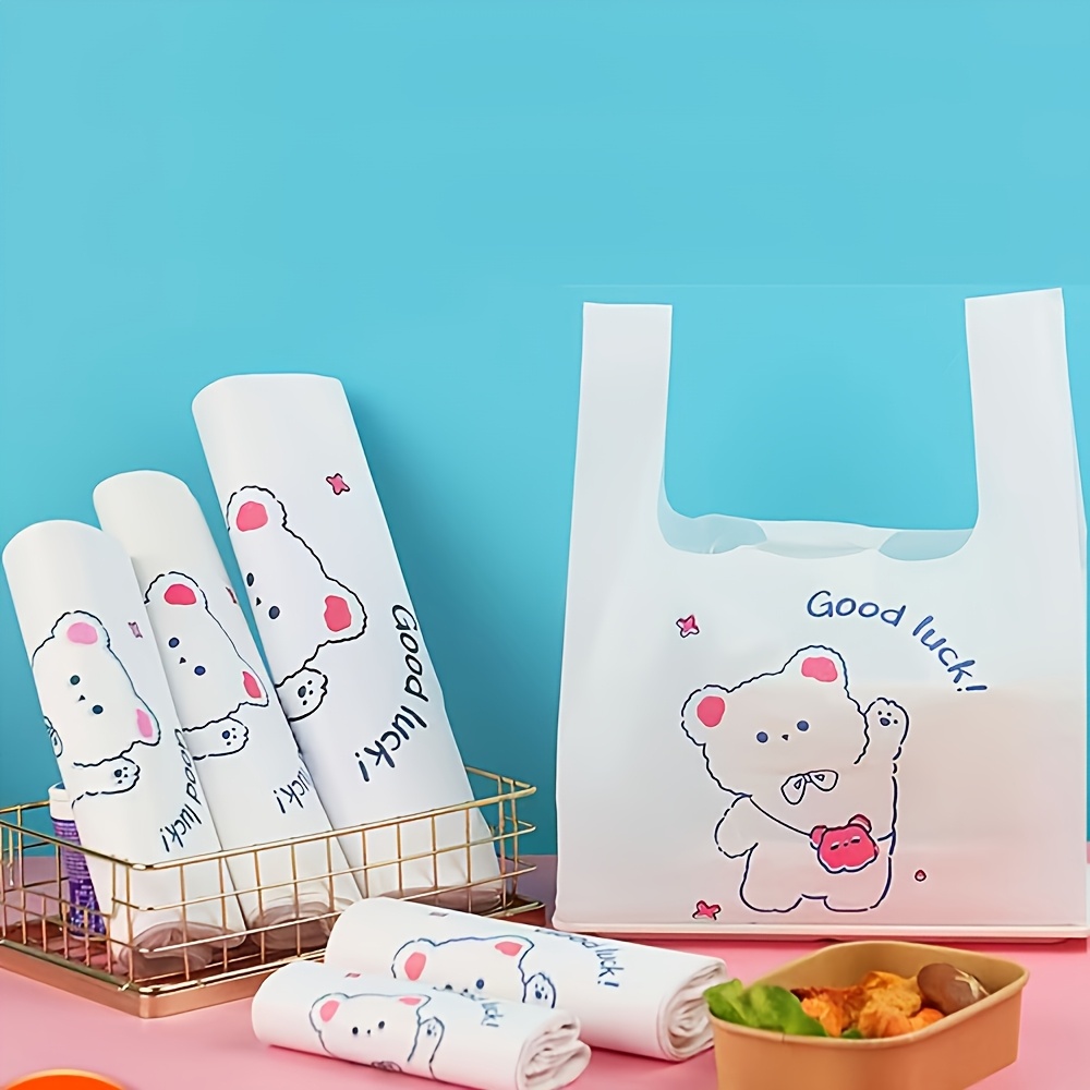 50 piezas bolsas plástico desechables diseño oso lindo Temu Uruguay