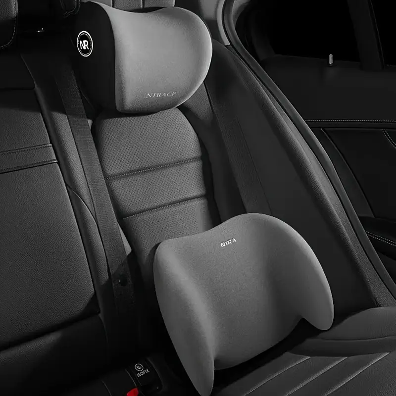 Qiilu Coussin Appuie-Tête Voiture Respirant pour Support de Tête et de Qiilu Coussin Appuie-Tête Voiture Respirant pour Support de Tête et de